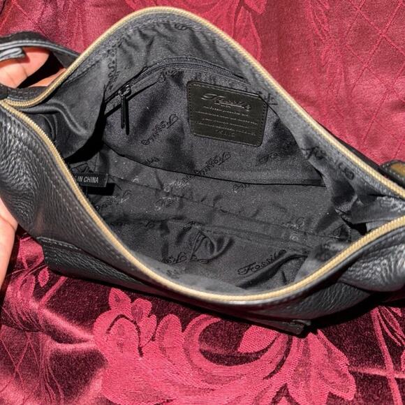 Fossil Black Pebbled Leather Shoulder Bag - Picture 5 of 5